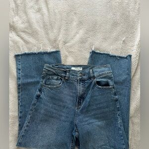 Ardene Distressed Blue Ankle Jeans